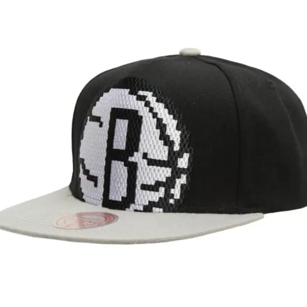 Headwear Mitchell & Ness -8 Bit Xl Snapback Hwc Brooklyn Nets