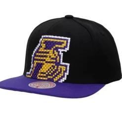 Headwear Mitchell & Ness -8 Bit Xl Snapback Hwc Los Angeles Lakers