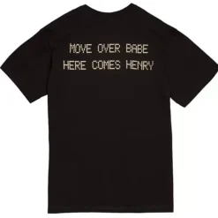 Apparel Mitchell & Ness T-Shirts & Tops-715 Tee Atlanta Braves Hank Aaron