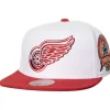 Headwear Mitchell & Ness -2 Tone Side Patch Snapback Detroit Red Wings