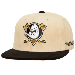 Headwear Mitchell & Ness -2 Tone Team Cord Fitted Anaheim Ducks