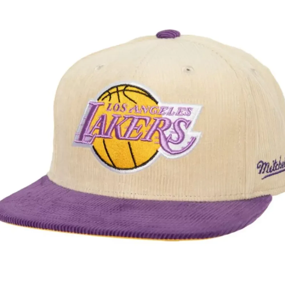 Headwear Mitchell & Ness -2 Tone Team Cord Fitted Hwc Los Angeles Lakers