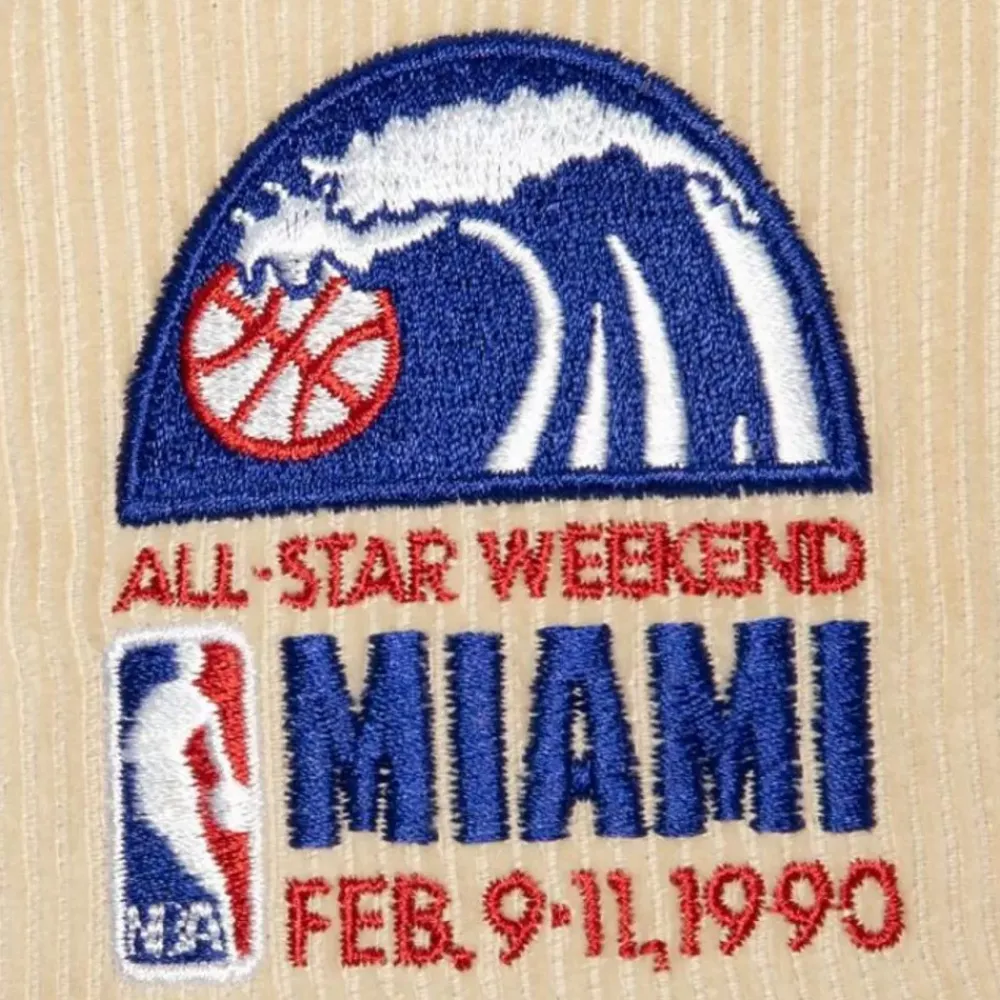 Headwear Mitchell & Ness -2 Tone Team Cord Fitted Hwc Miami Heat