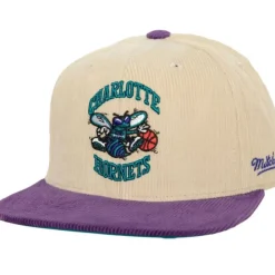 Headwear Mitchell & Ness -2 Tone Team Cord Fitted Hwc Charlotte Hornets