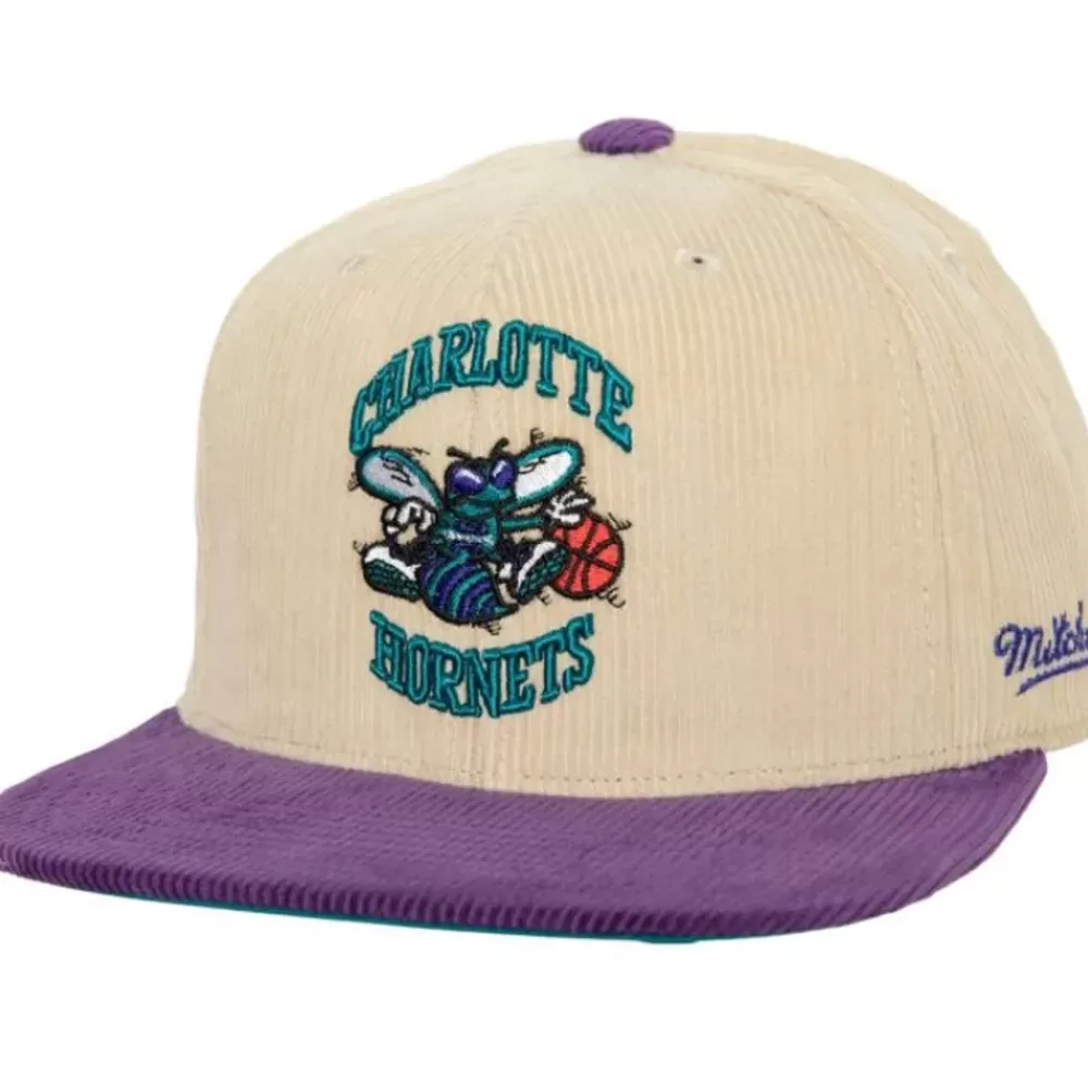 Headwear Mitchell & Ness -2 Tone Team Cord Fitted Hwc Charlotte Hornets