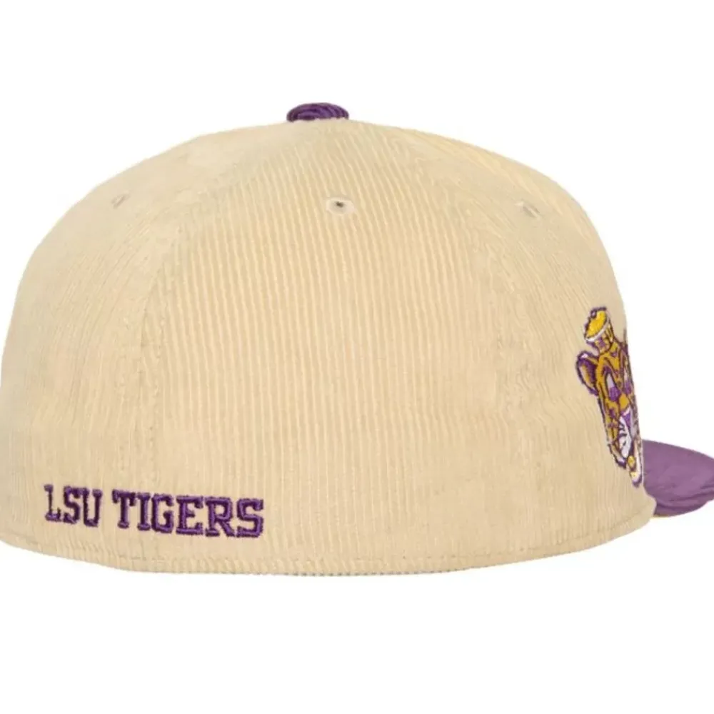 Headwear Mitchell & Ness -2 Tone Team Cord Fitted Louisiana State University