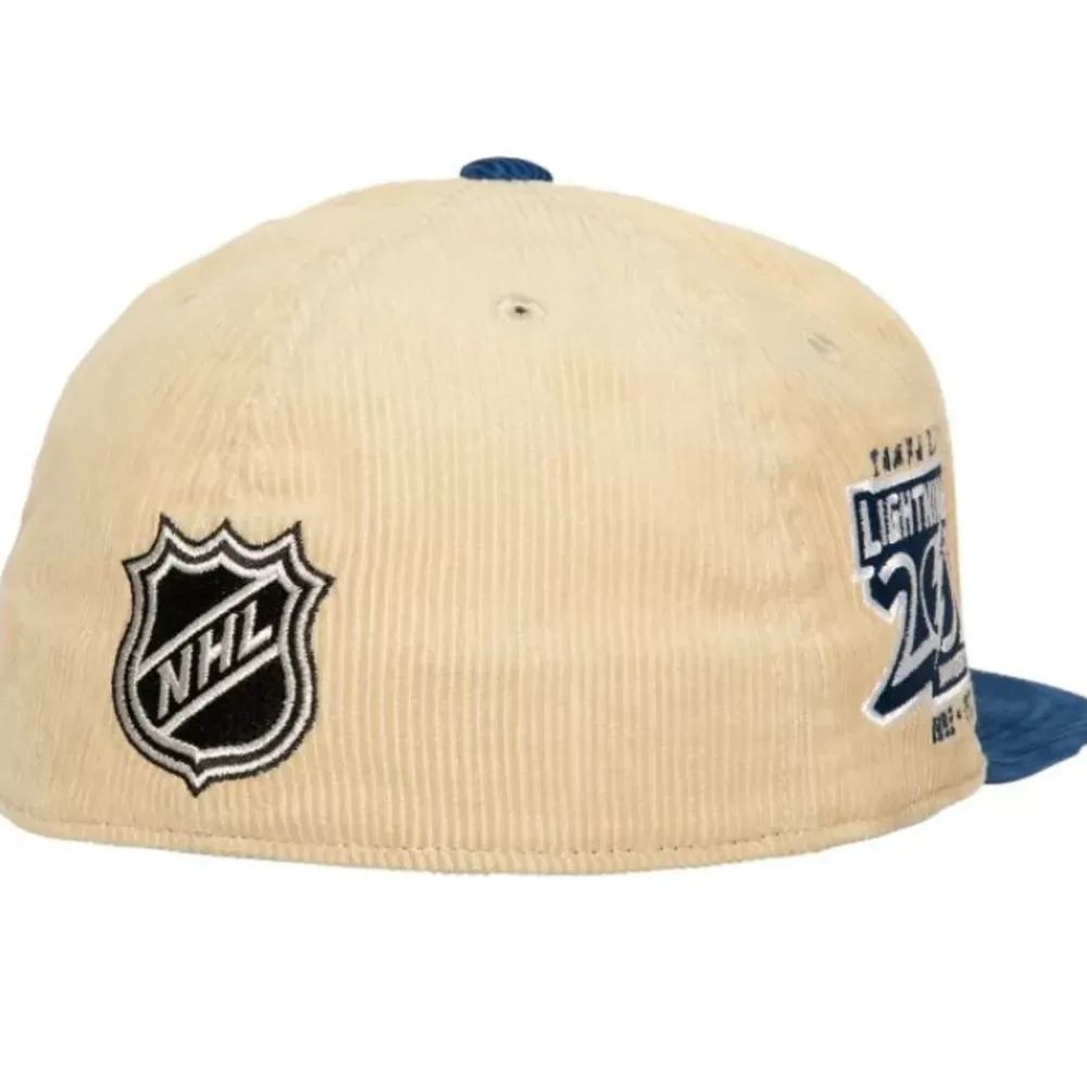 Headwear Mitchell & Ness -2 Tone Team Cord Fitted Tampa Bay Lightning