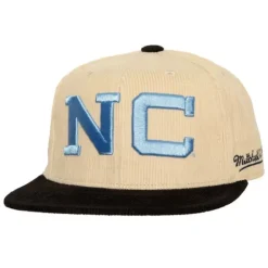 Headwear Mitchell & Ness -2 Tone Team Cord Fitted University Of North Carolina