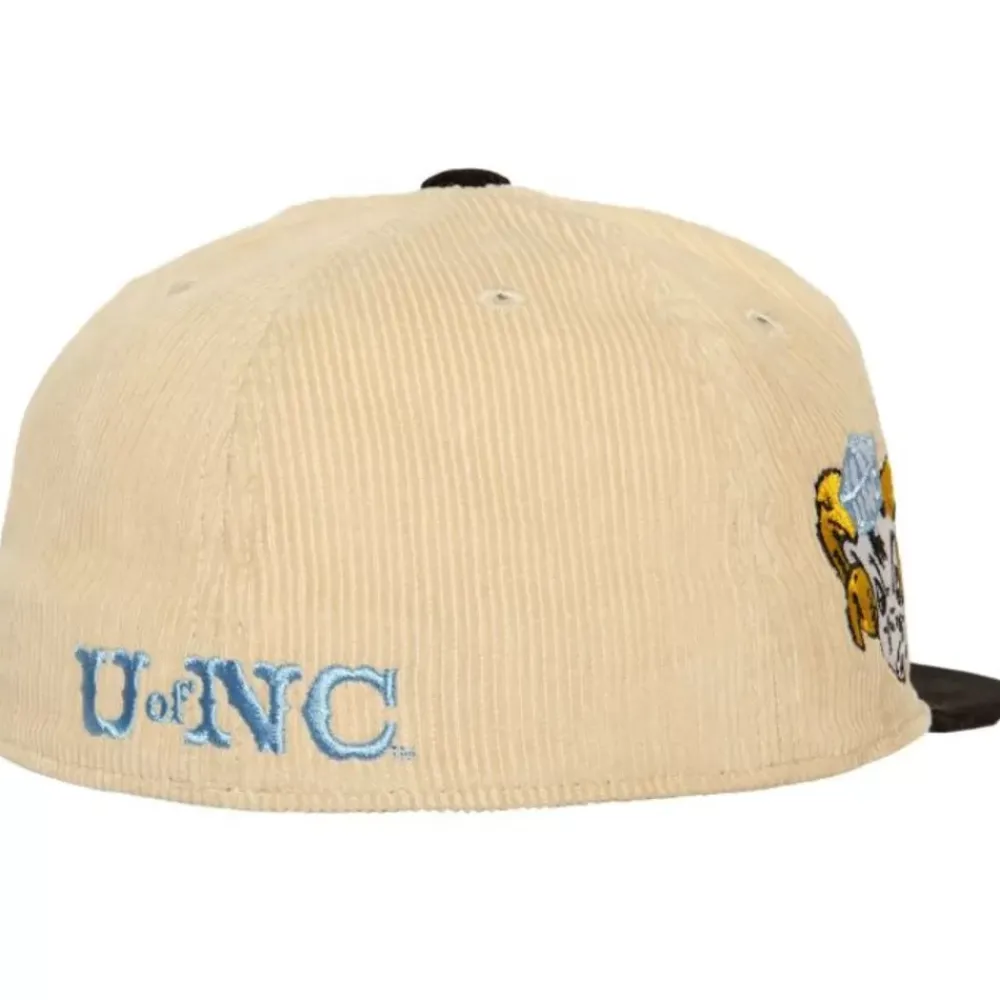 Headwear Mitchell & Ness -2 Tone Team Cord Fitted University Of North Carolina
