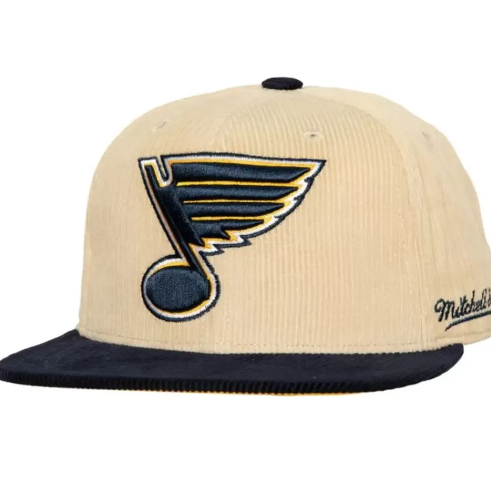 Headwear Mitchell & Ness -2 Tone Team Cord Fitted Vntg St. Louis Blues