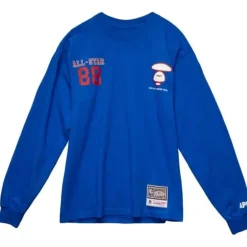 Apparel Mitchell & Ness T-Shirts & Tops-Aape Longsleeve Tee All-Star