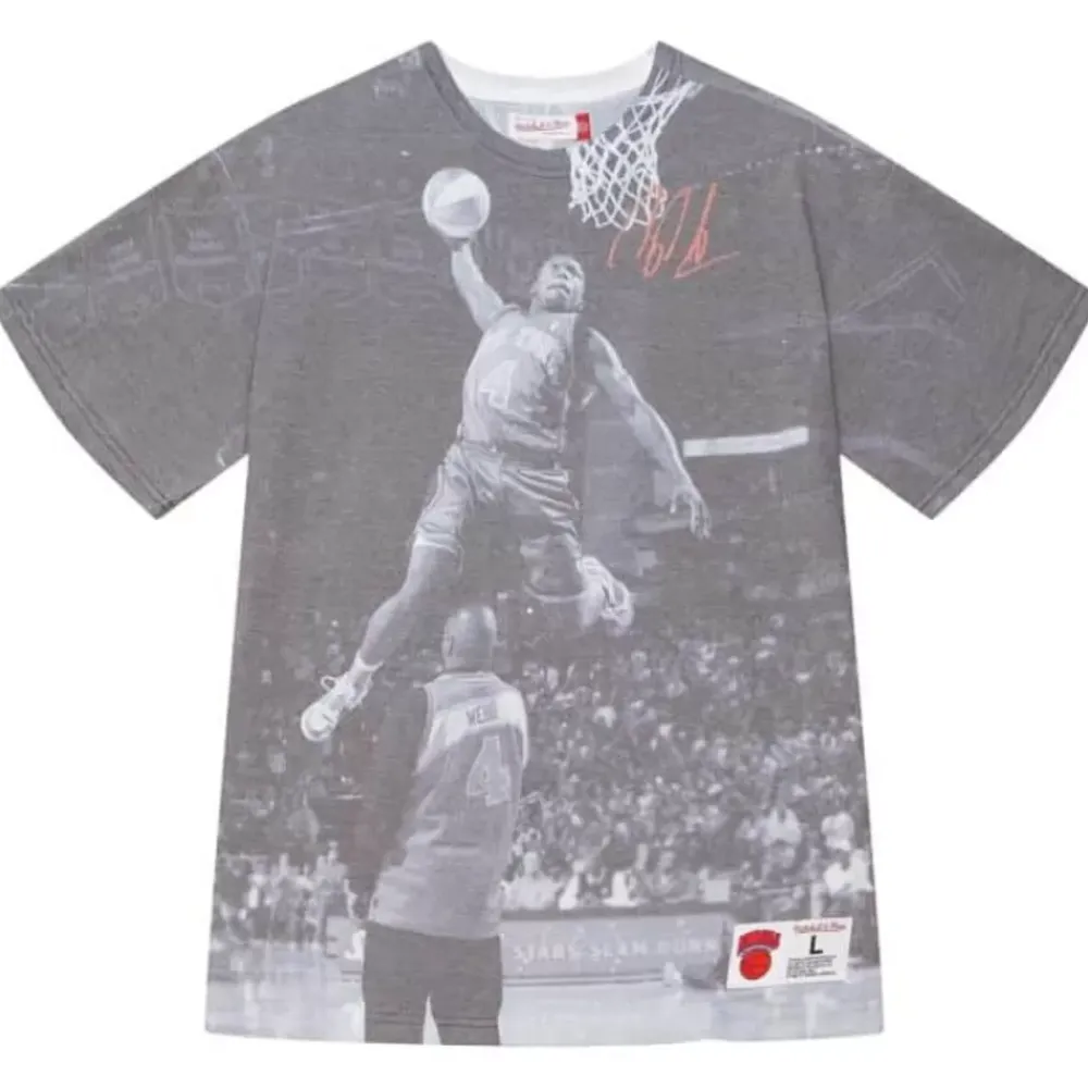 Apparel Mitchell & Ness T-Shirts & Tops-Above The Rim Sublimated Ss Tee New York Knicks Nate Robinson