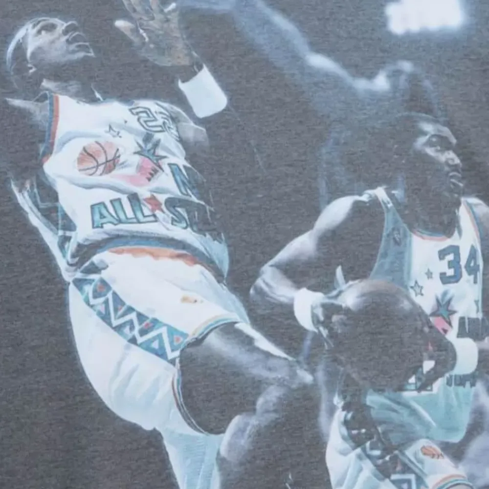 Apparel Mitchell & Ness T-Shirts & Tops-Above The Rim Sublimated S/S Tee Houston Rockets