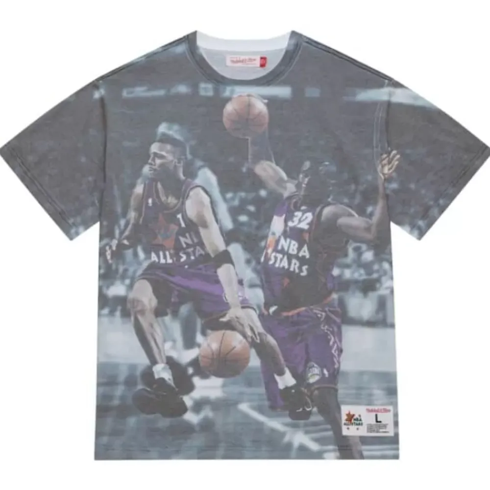 Apparel Mitchell & Ness T-Shirts & Tops-Above The Rim Sublimated S/S Tee Orlando Magic