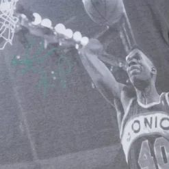 Apparel Mitchell & Ness T-Shirts & Tops-Above The Rim Sublimated Ss Tee Seattle Supersonics Shawn Kemp