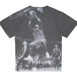 Apparel Mitchell & Ness T-Shirts & Tops-Above The Rim Sublimated Ss Tee Los Angeles Lakers Shaquille O'Neal