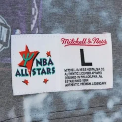 Apparel Mitchell & Ness T-Shirts & Tops-Above The Rim Sublimated S/S Tee Detroit Pistons 1995