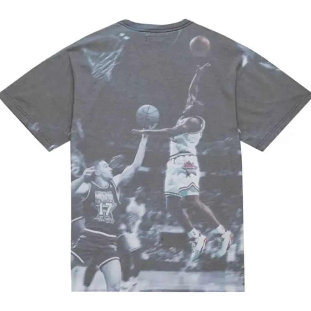 Apparel Mitchell & Ness T-Shirts & Tops-Above The Rim Sublimated S/S Tee Golden State Warriors