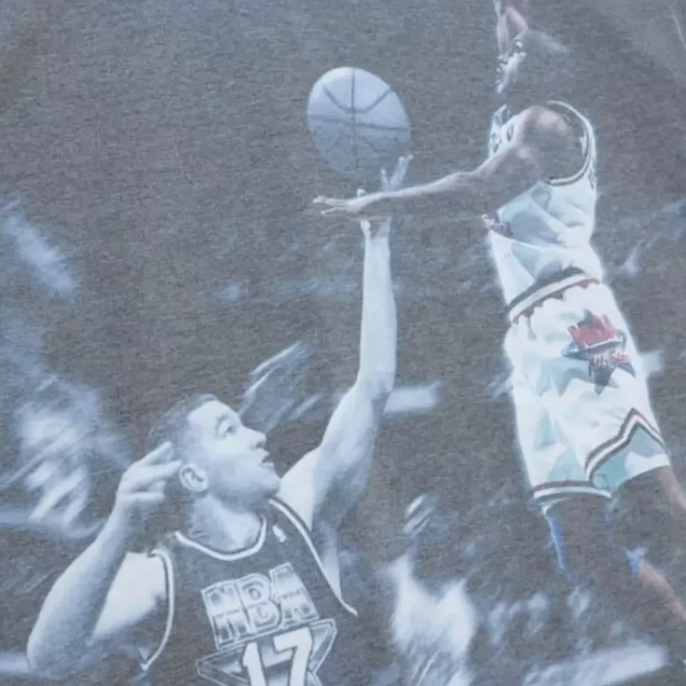 Apparel Mitchell & Ness T-Shirts & Tops-Above The Rim Sublimated S/S Tee Golden State Warriors