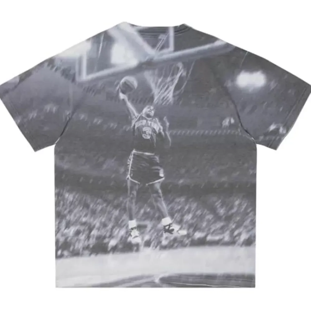 Apparel Mitchell & Ness T-Shirts & Tops-Above The Rim Sublimated Ss Tee New York Knicks John Starks