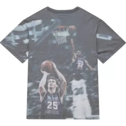 Apparel Mitchell & Ness T-Shirts & Tops-Above The Rim Sublimated S/S Tee Cleveland Cavaliers