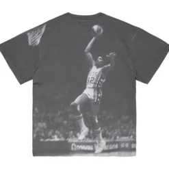 Apparel Mitchell & Ness T-Shirts & Tops-Above The Rim Sublimated Ss Tee New York Nets Julius Erving