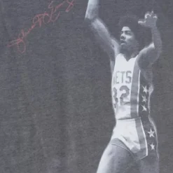 Apparel Mitchell & Ness T-Shirts & Tops-Above The Rim Sublimated Ss Tee New York Nets Julius Erving