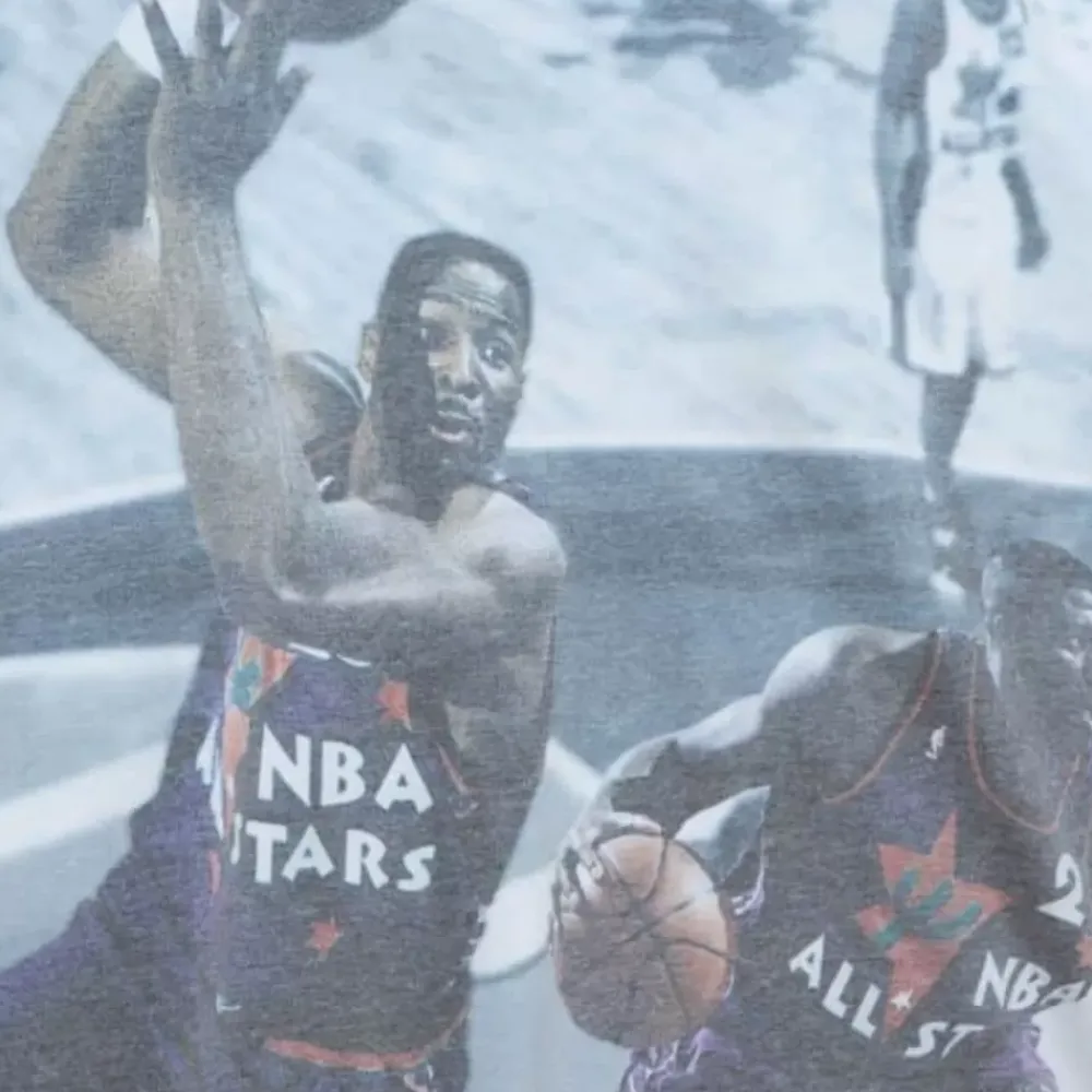 Apparel Mitchell & Ness T-Shirts & Tops-Above The Rim Sublimated S/S Tee Charlotte Hornets