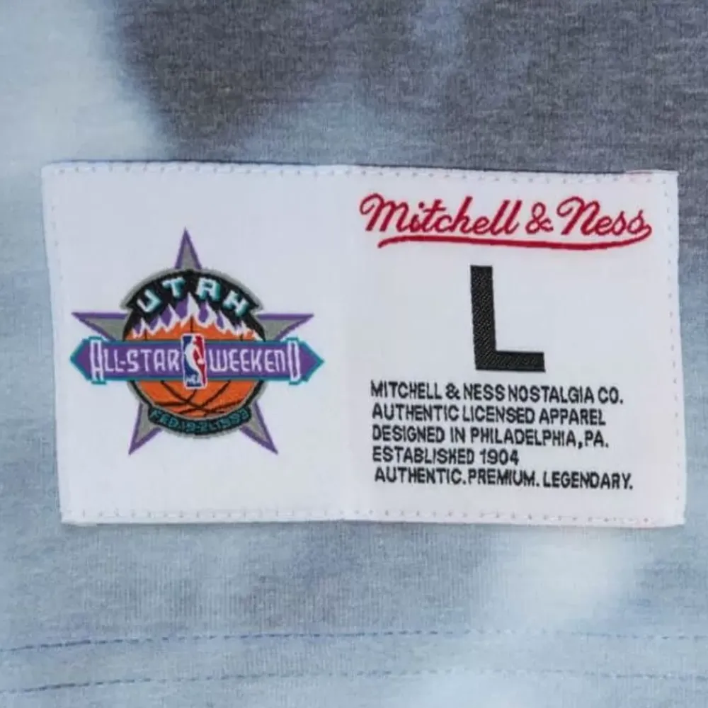 Apparel Mitchell & Ness T-Shirts & Tops-Above The Rim Sublimated S/S Tee Utah Jazz