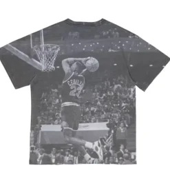 Apparel Mitchell & Ness T-Shirts & Tops-Above The Rim Sublimated Ss Tee Phoenix Suns Cedric Ceballos