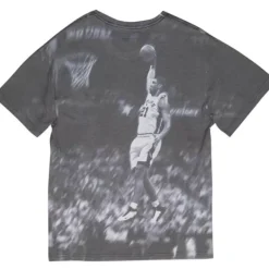 Apparel Mitchell & Ness T-Shirts & Tops-Above The Rim Sublimated Ss Tee San Antonio Spurs Tim Duncan