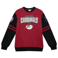 Apparel Mitchell & Ness T-Shirts & Tops-All Over Crew 2.0 Arizona Cardinals