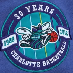 Apparel Mitchell & Ness Hoodies & Sweatshirts-All Over Crew 3.0 Charlotte Hornets