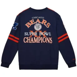 Apparel Mitchell & Ness T-Shirts & Tops-All Over Crew 2.0 Chicago Bears
