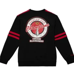 Apparel Mitchell & Ness Hoodies & Sweatshirts-All Over Crew 2.0 Chicago Blackhawks