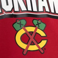 Apparel Mitchell & Ness Hoodies & Sweatshirts-All Over Crew 2.0 Chicago Blackhawks