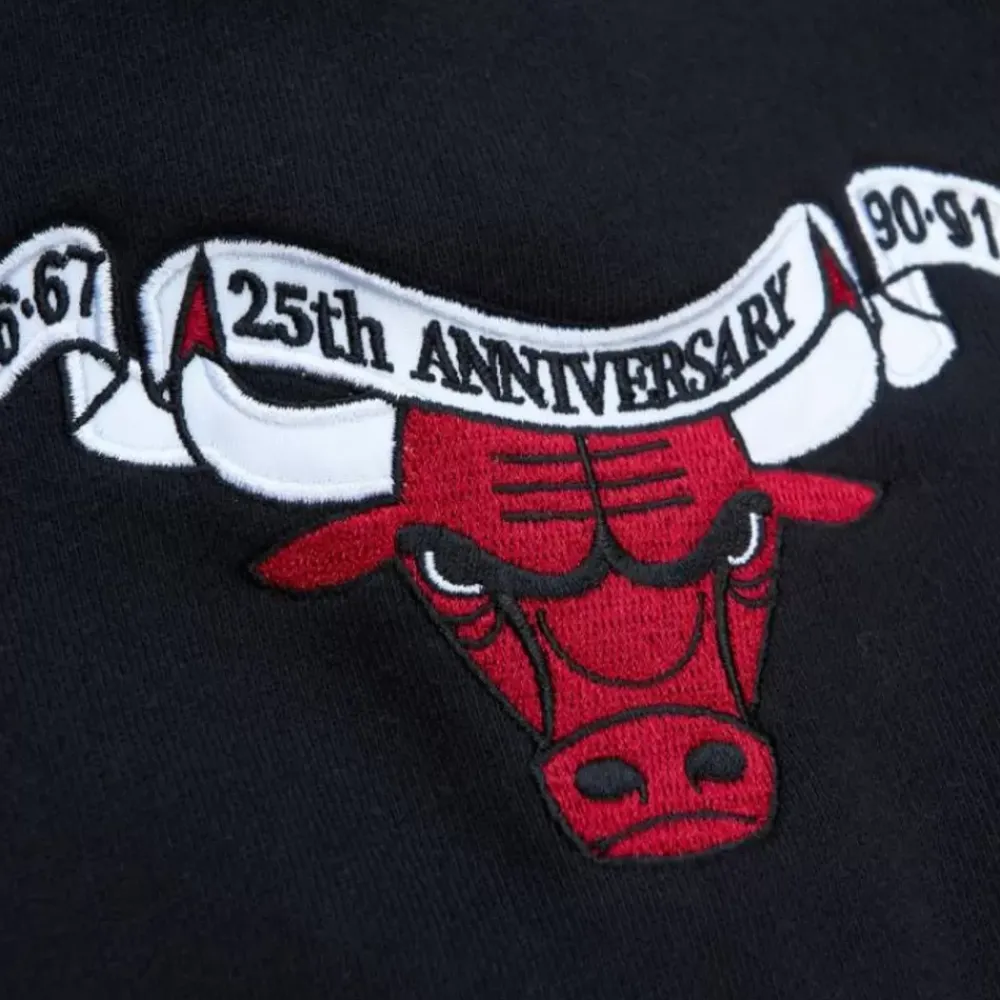 Apparel Mitchell & Ness Hoodies & Sweatshirts-All Over Crew 3.0 Chicago Bulls