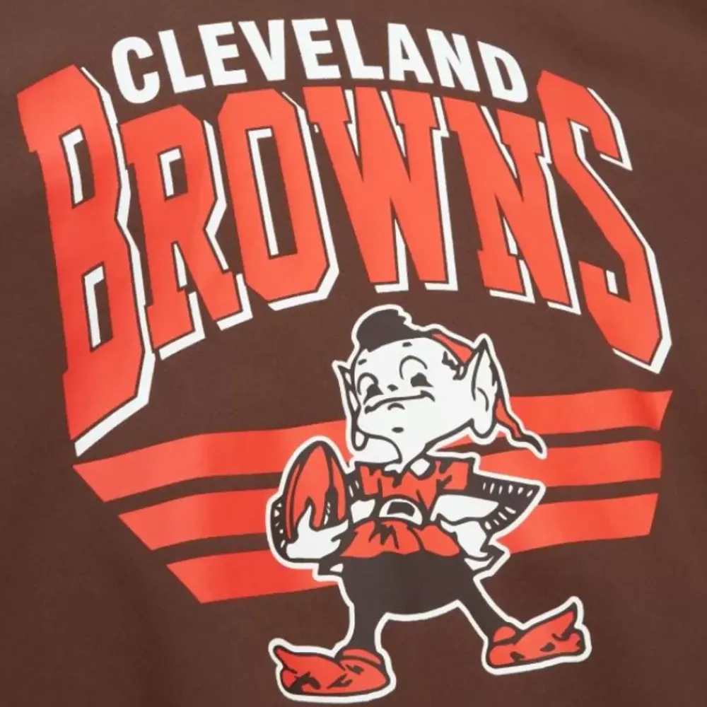 Apparel Mitchell & Ness Hoodies & Sweatshirts-All Over Crew 3.0 Cleveland Browns