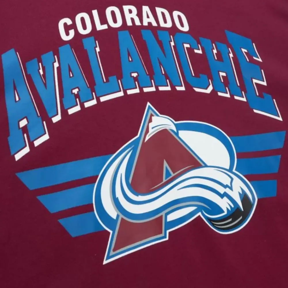 Apparel Mitchell & Ness Hoodies & Sweatshirts-All Over Crew 3.0 Colorado Avalanche