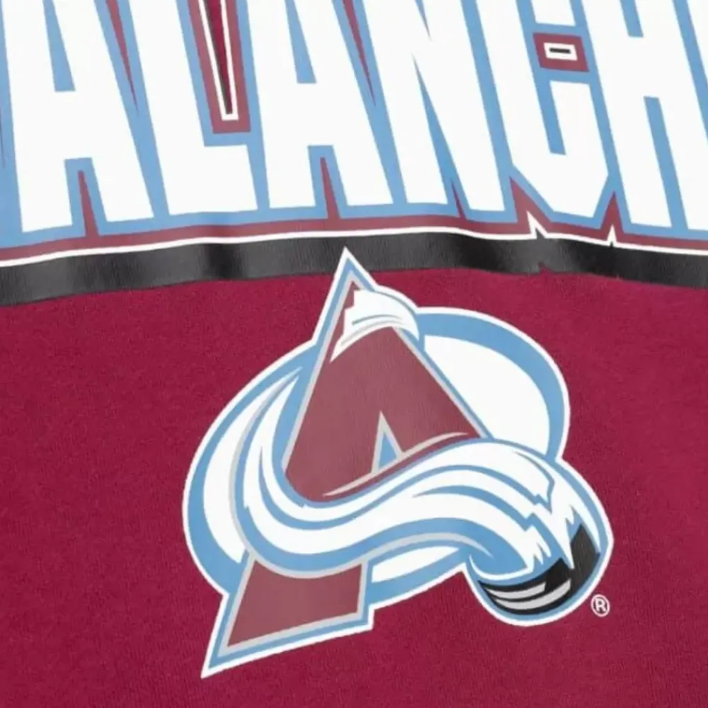 Apparel Mitchell & Ness Hoodies & Sweatshirts-All Over Crew 2.0 Colorado Avalanche