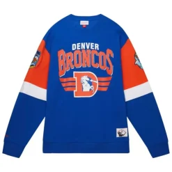 Apparel Mitchell & Ness Hoodies & Sweatshirts-All Over Crew 3.0 Denver Broncos