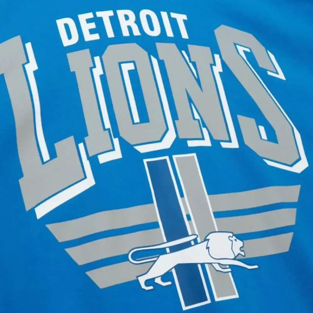 Apparel Mitchell & Ness Hoodies & Sweatshirts-All Over Crew 3.0 Detroit Lions