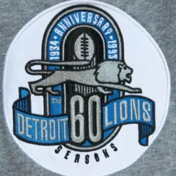 Apparel Mitchell & Ness T-Shirts & Tops-All Over Crew 2.0 Detroit Lions