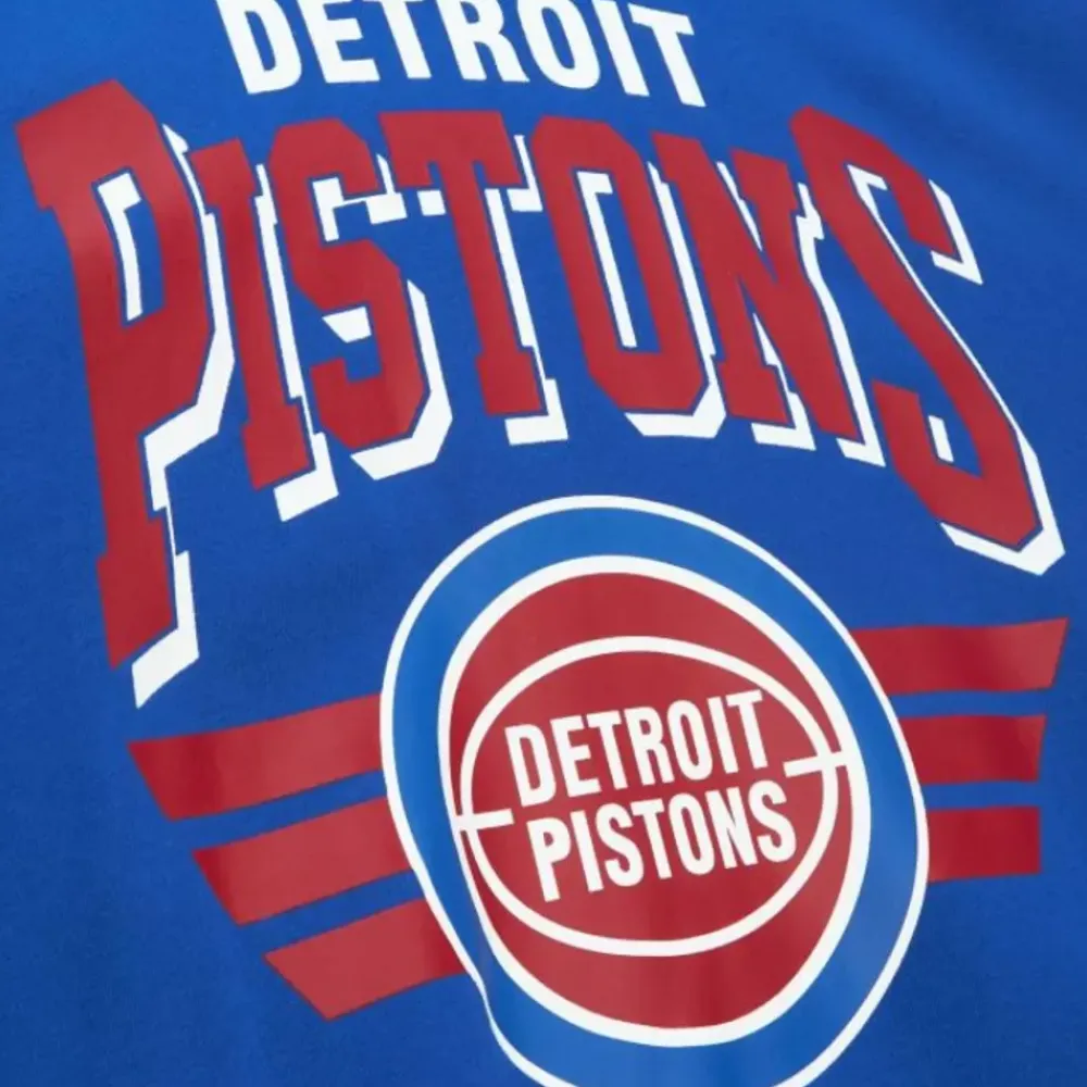 Apparel Mitchell & Ness Hoodies & Sweatshirts-All Over Crew 3.0 Detroit Pistons