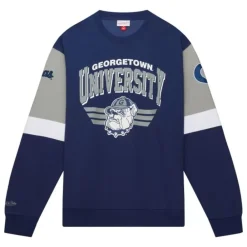 Apparel Mitchell & Ness Hoodies & Sweatshirts-All Over Crew 3.0 Georgetown University