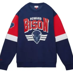 Apparel Mitchell & Ness Hoodies & Sweatshirts-All Over Crew 3.0 Howard University