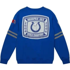 Apparel Mitchell & Ness T-Shirts & Tops-All Over Crew 2.0 Indianapolis Colts