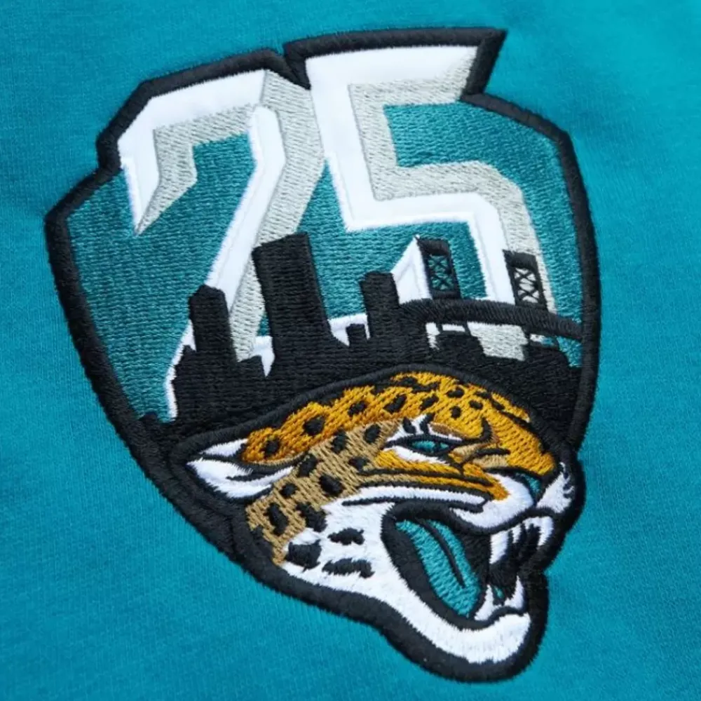 Apparel Mitchell & Ness Hoodies & Sweatshirts-All Over Crew 3.0 Jacksonville Jaguars