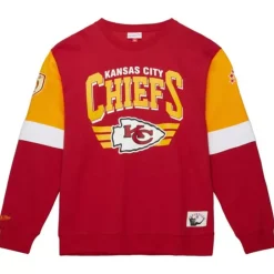 Apparel Mitchell & Ness Hoodies & Sweatshirts-All Over Crew 3.0 Kansas City Chiefs