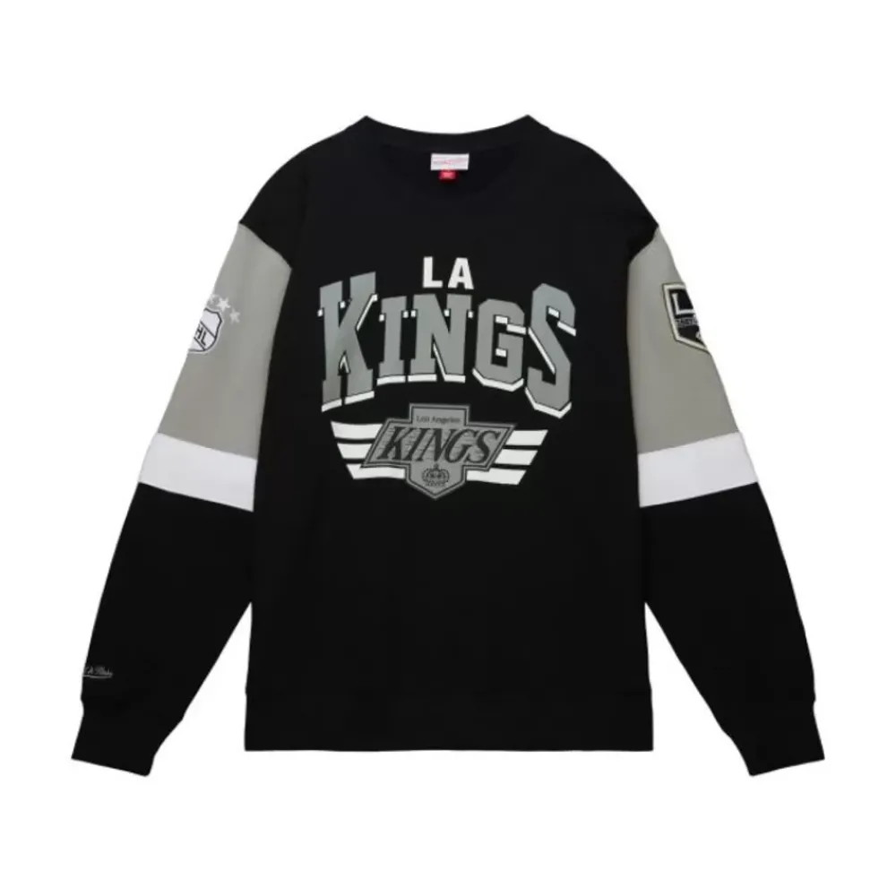 Apparel Mitchell & Ness Hoodies & Sweatshirts-All Over Crew 3.0 Los Angeles Kings